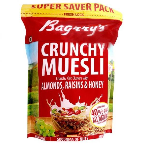 Baggry’s Crunchy Muesli Almond Raisins & Honey 750g