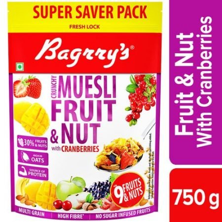 Baggry's Crunchy Muesli Fruit & Nut With Cranberries 750g