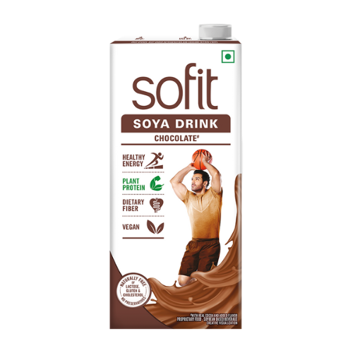 Sofit Chocolate Flavoured Soya Drink 1L Tetra Pack