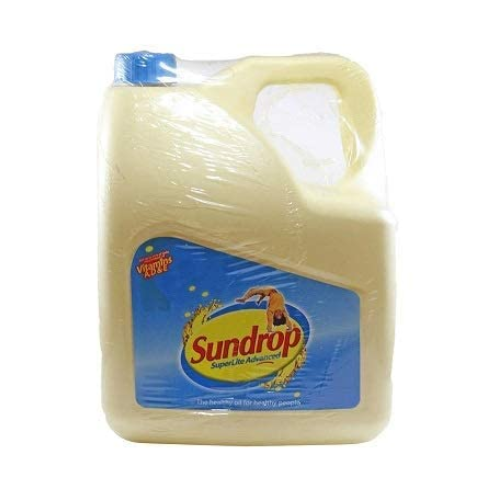 Sundrop Superlite Advanced Sunflower Oil Plastic Jar 5L