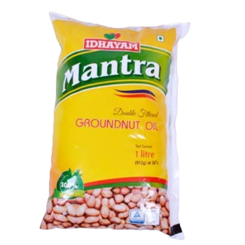 Idhayam Mantra Groundnut Oil Pouch 1L