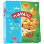 Godrej Yummiez Veg Pizza Pockets 340g