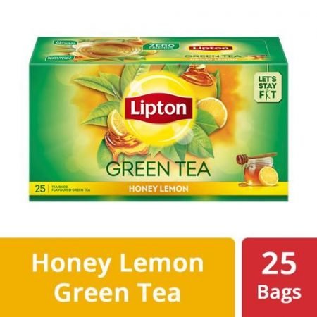 Lipton Honey Lemon Green Tea Bags (25 pcs)