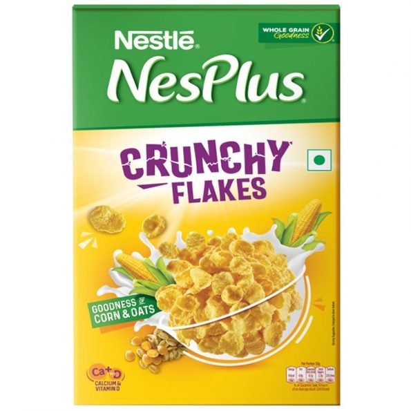 Nestle Nesplus Breakfast Cereal Crunchy Flakes With Corn & Oats 250g