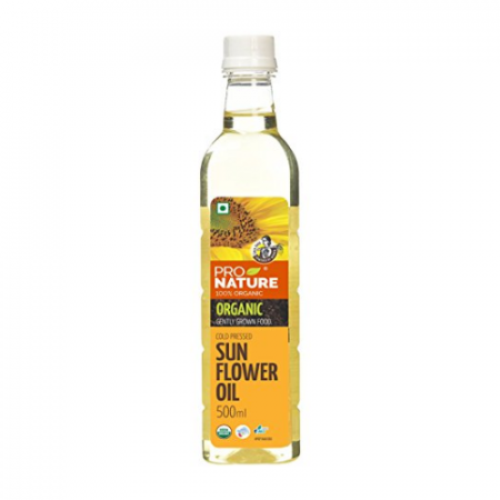 Pro Nature Organic Cold Pressed Sunflower Oil 1L