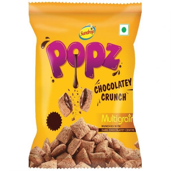 Sundrop Chocolatey Crunch Popz 25g (Pack Of 12)
