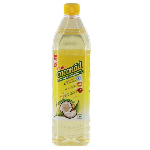 KLF Nirmal Naturals Pure Coconut Hair Oil Plastic Bottle 500ml