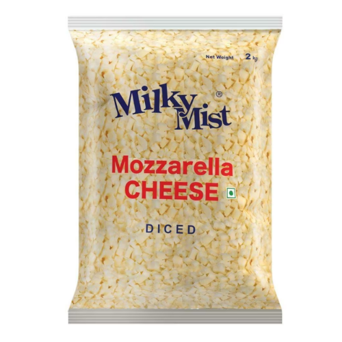 Milky Mist Cheese Diced Mozzarella 2Kg