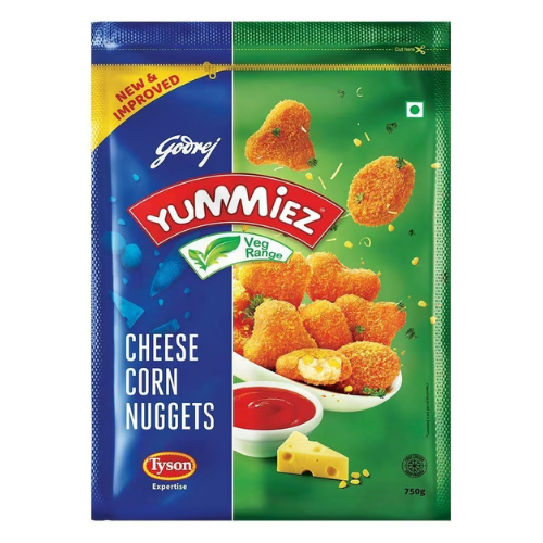 Godrej Yummiez Cheese Corn Nuggets 1Kg