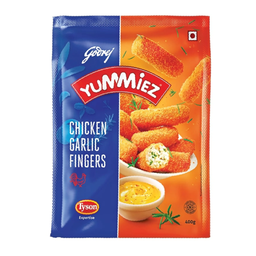 Godrej Yummiez Garlic Fingers Chicken 400g